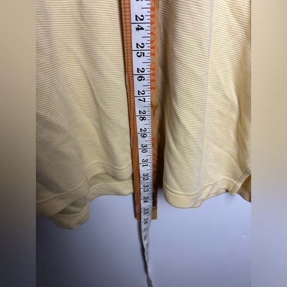Tommy bahama Silk Men’s Polo Short Sleeve Yellow Classic Old money Shirt Sz L - Picture 11 of 12